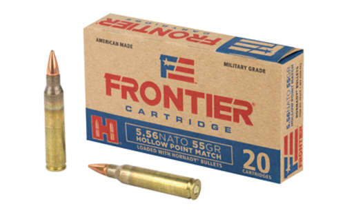 Ammunition Frontier Cartridge Lake City 223Rem|5.56NATO FRONTIER 556NATO 55GR HP MTCH 20/500 • Model: Lake City